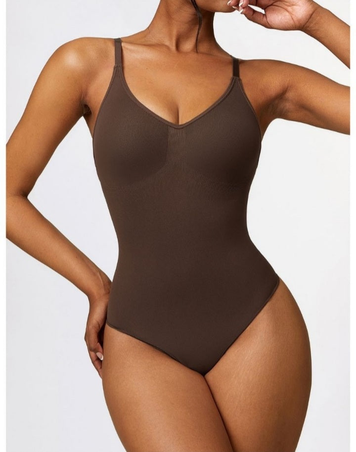 Tummy Controlling, Body Shaping & Sculpting Seamless Thong Bodysuit Shapewear