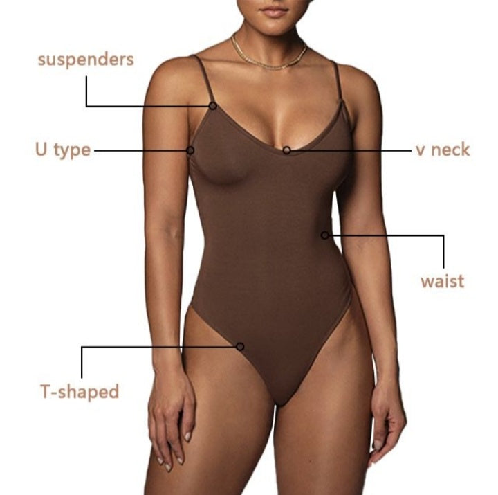 Tummy Controlling, Body Shaping & Sculpting Seamless Thong Bodysuit Shapewear
