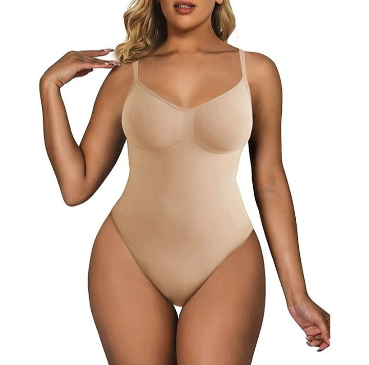 Tummy Controlling, Body Shaping & Sculpting Seamless Thong Bodysuit Shapewear