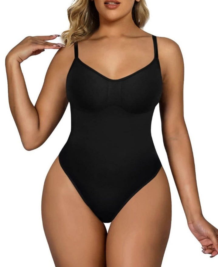 Tummy Controlling, Body Shaping & Sculpting Seamless Thong Bodysuit Shapewear